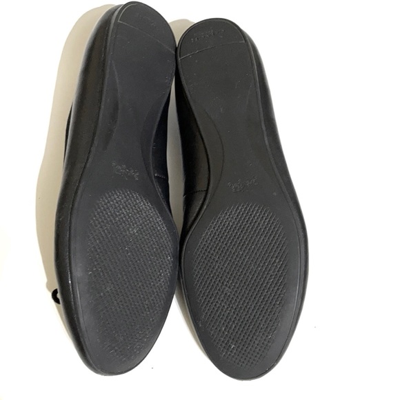 Coach ‘Lara’ Charm and Bow Detail Leather Ballet Flats Size 7.5M - Picture 8 of 15